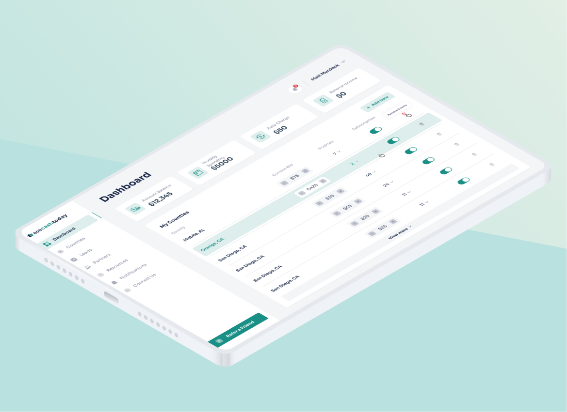 800 Cash Today — Discovery Workshop